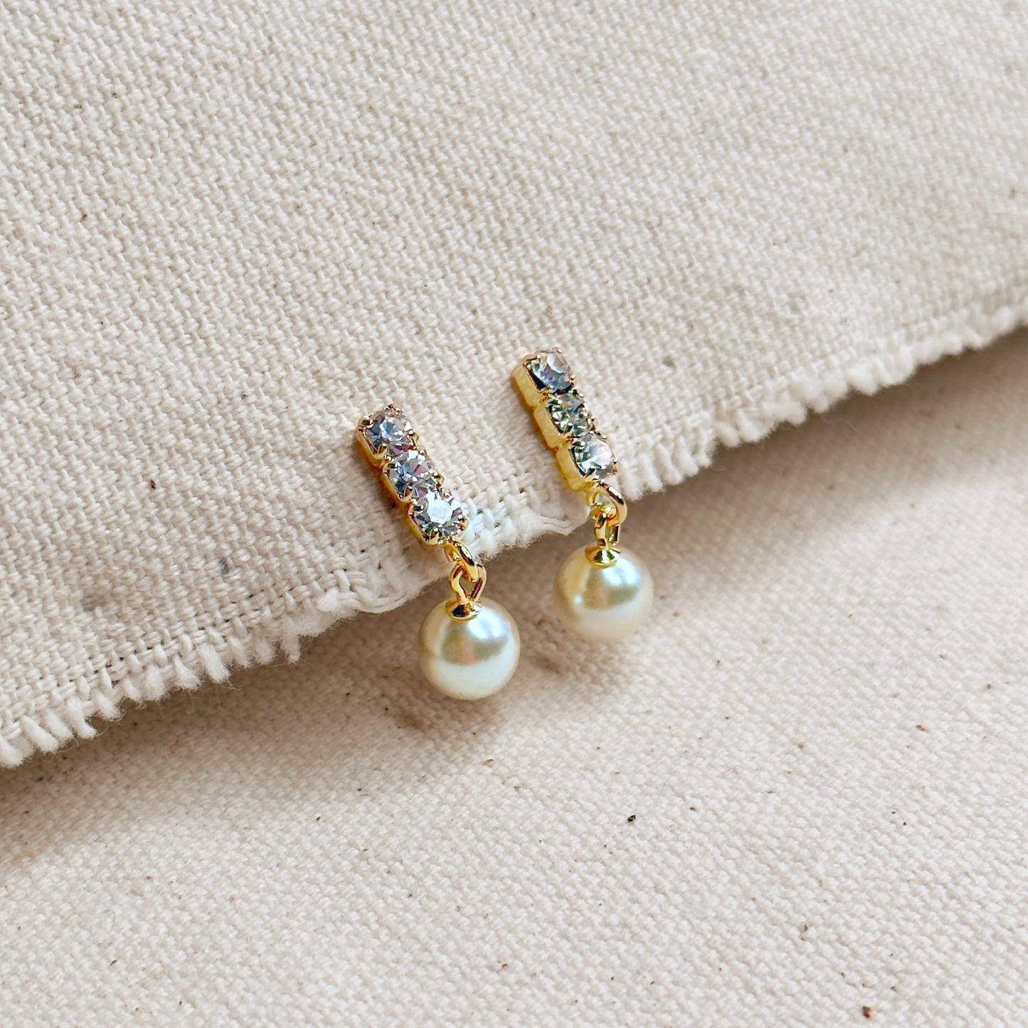 Danica Drop Pearl Earring