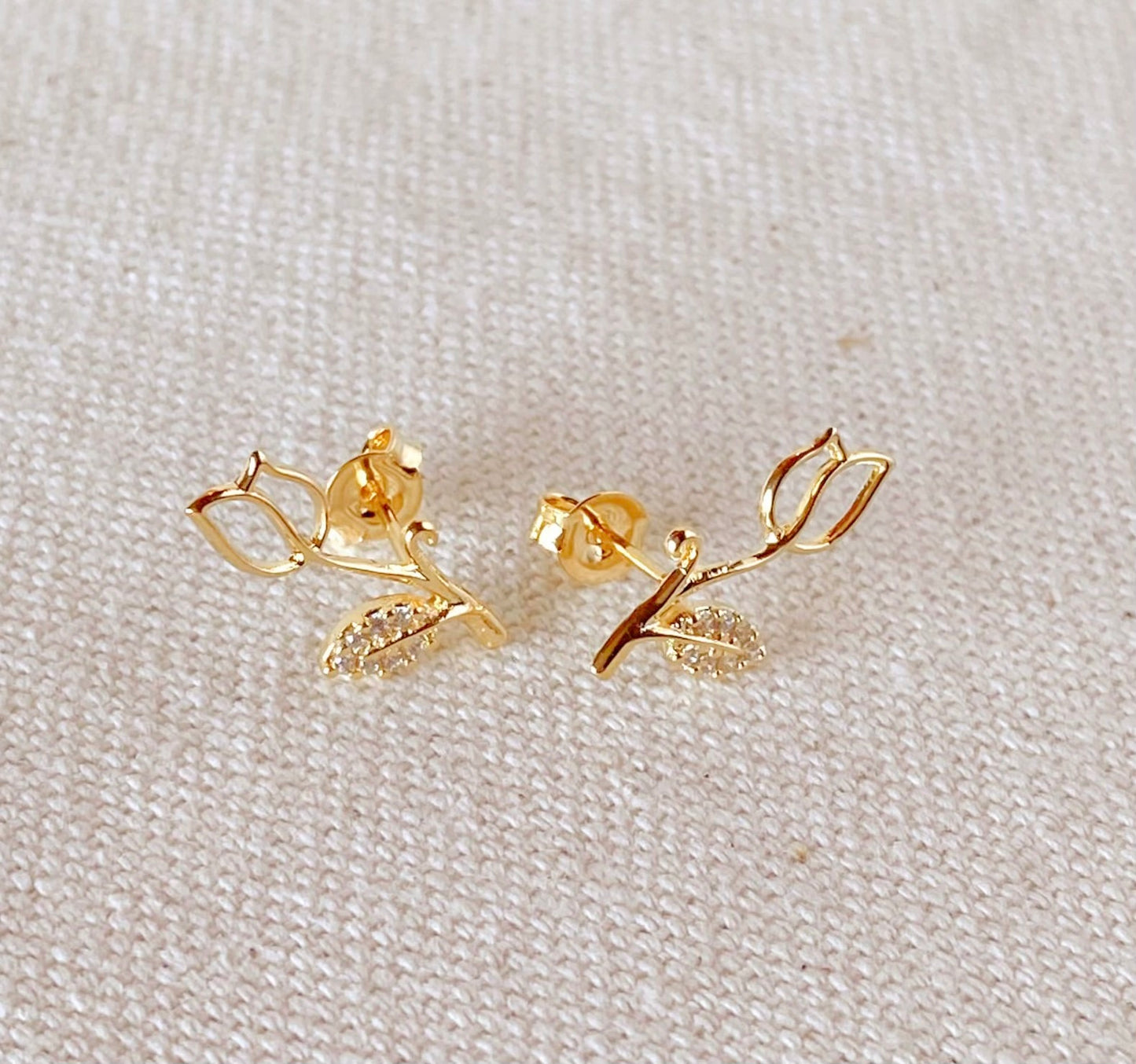 Rose Stud Earring